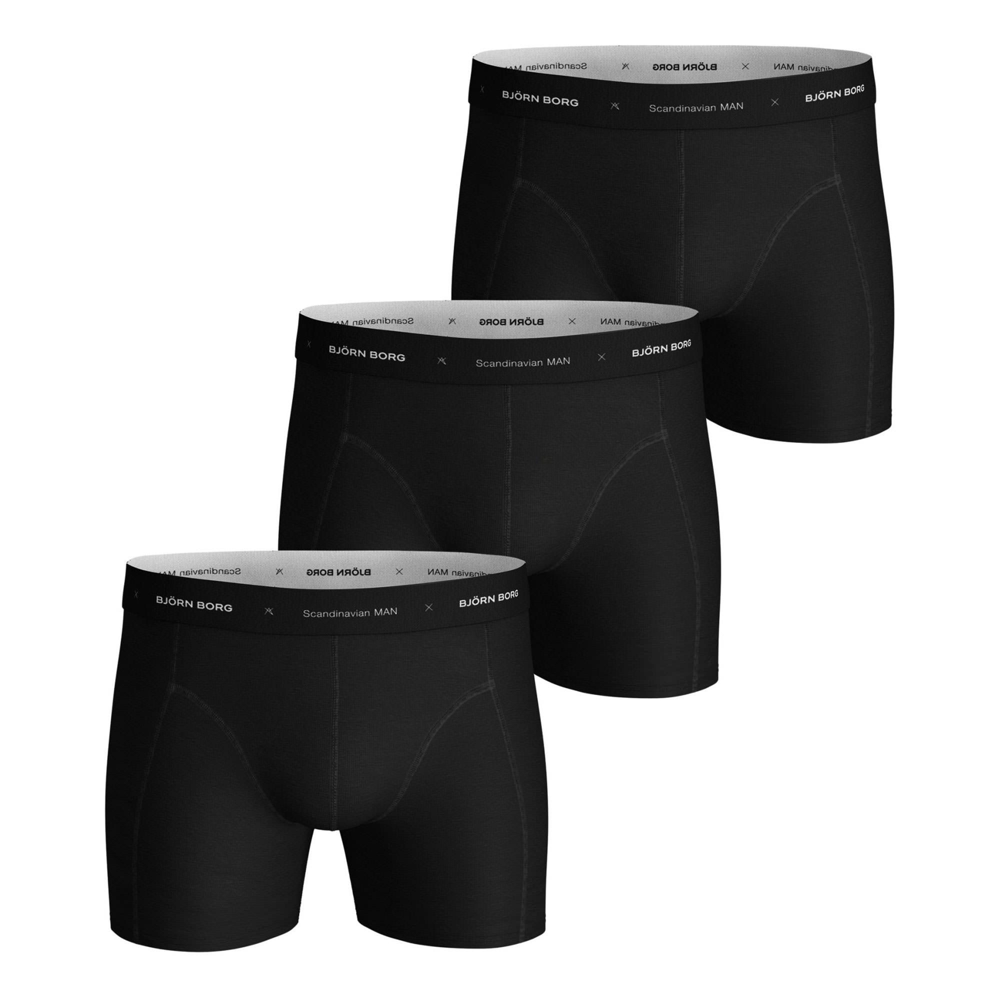 Three-Pack Solid Sustainable Boxers
